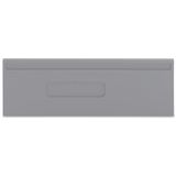 Separator plate 2 mm thick oversized gray