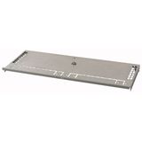XP2N4F-MCB08 Partition, 2xNZM4 component mounting area/cable connection area, fixed mounted design, main busbar back, W=800mm