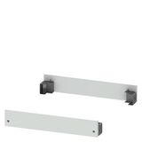 SIVACON, base, for cubicles with door at the front and the rear, H: 100 mm