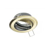 Spot luminaire housing PARMA III with adjustment, IP20, old gold