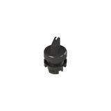 Short handle selector, 2 positions black with marking