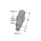 Ultrasonic Sensor Diffuse Mode Sensor   RU20U-M18M-UP8X2-H1151
