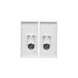 Single socket outlet with Schuko earthing, with shutters, (module), 16A, 250V, quick connection, white