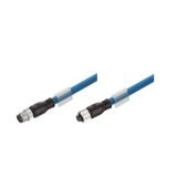 Ethernet Railway Cable (assembled), Connecting line, M12 D-code – IP 6
