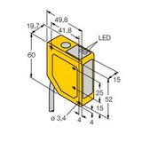 Photoelectric Sensor Triangulation Sensor with Analog Output   Q50BVU
