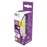 LED Bulb Filament Candle / E14 / 3.4 W (40 W) / 470 lm / Neutral White