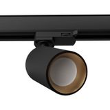 TRACK LAMP 3 PHASE TIVA BLACK GU10 3000K 7W 540LM