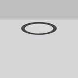 TOLEDO FLAT+ round, 18 W, 2000 lm, 827-865, anthracite, DALI Recessed 