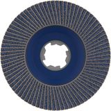 X-LOCK Flap discs, straight version, plastic plate, Ø115mm, G 60, X571, Best for Metal, 1pcs