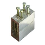 Busbar connecting terminal 2500A for triple T profile (The price is shown without markup on metals. Request a quote for accurate information)