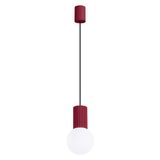 Pendant lamp HALO 1 burgundy