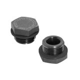 VPK EX 7J (Ex blanking plug, plastic, 7J), Blanking plug, straight, M 12, 10 mm, IP66, IP68, Polyamide 6