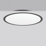 TRIONA round, 80 W, 8000 lm, 830, anthracite, DALI Recessed ceiling lu