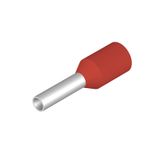 Wire-end ferrule, Standard, 8 mm, 6 mm, red