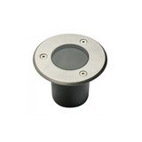 Ground luminaire ALFA MINI, GU10, max. 10 W, IP67, round, stainless steel