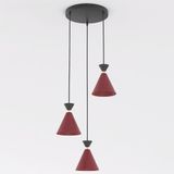 KLEVER 3PREM BURGUNDY BLACK