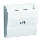 COV PLAT F/CARD-SYSTEM SWITCH WHITE