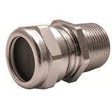 Cable Gland single sealing ATEX EXD Nickel Plated Brass 3/8NPT Metalli
