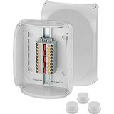 Cable box IP66 BM7, 0.5-25 mm², 5p Plug-in terminal, input M25/40/50 Gray (DK 3525 P)