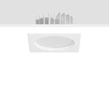 LEDONA ECO square, 10 W, 740 lm, 830, white, Phase-cut Recessed downli