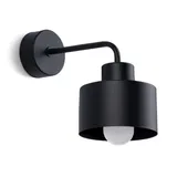 WALL LAMP SAVAR 1 BLACK E27 1X60 IP20