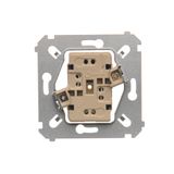 Light LED indicator green light, (module), light gray matt