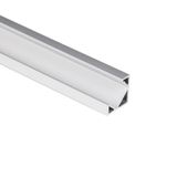 Corner aluminum profile RJ 19x19mm without diffuser 2m