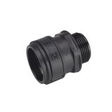 Kunststof wartel; zwart