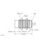 Inductive Sensor With Increased Switching Distance   NI20-M30-VP6X 7M