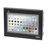 NB-V1 HMI with a 7 Inch display and a Black Bezel and Ethernet + USB H