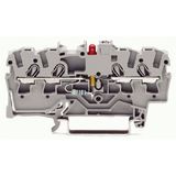 2001-1421/1000-413 Component terminal block; 4-conductor; LED (red)