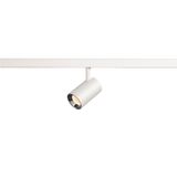 NUMINOS® XS 48V TRACK DALI, spot, white / chrome, 8.7W, 730lm, 3000K, CRI90, 20°