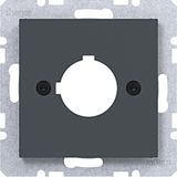 Centraalpl Ã˜22,5 mm, A.x/C.x/S.1/B.x/Q.x/K.x antraciet