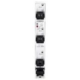 ARROW R, D02, 3-pole for 60mm busbar-system, 20A complete (The price is shown without markup on metals. Request a quote for accurate information)