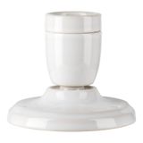 Ceiling / Wall Lamp Porcelain S E27 White