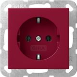 SCHUKO socket outlet 16 A 250 V~ with red cover