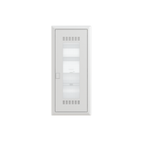 UK662CWC Combi Unit , 872 mm x 384 mm x 97 mm, Flush mounting, 24 SU, IP30, Single