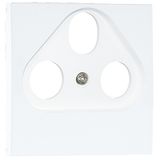 C.PLATE R-TV-SAT SOCK MULTIBRAND 3 OUT WHITE