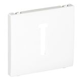 COV PLAT F/T8 FRENCH TELEP SOCKET WHITE