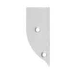 Terminal for NC without hole, silver color, 1 pc