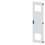 SIVACON, door, right, with cutout for filter fan, with ventilation openings
