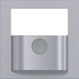 Cover with button for motion detector, A.x/C.x titanium