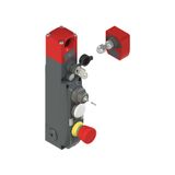 NG series safety switch with lock and integrated control devices, with actuator