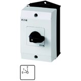 T0-3-8314/I1 Step switches, T0, 20 A, surface mounting, 3 contact unit(s), Contacts: 6, 45 °, maintained, With 0 (Off) position, 0-2, Design number 8314