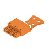 PCB plug-in connector, female plug, 3.81 mm, Number of poles: 5, 180°, PUSH IN with actuator, Clamping range, max. : 1.5 mm², Box