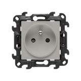 SOON ON SALE, Socket outlet with earthing and shutters, Push In system, (module), Simon 24, IP20, 16A, cashmere