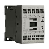 Contactor, 3 pole, 380 V 400 V 4 kW, 1 NC, 110 V DC, DC operation, Pus