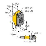 Photoelectric Sensor Opposed Mode Sensor (Emitter/Receiver)   QS18VN6RBQ5