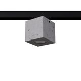 3-PHASE QUAD CONCRETE RAIL CEILING LAMP GU10 3000K 7W 510LM BLACK