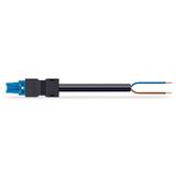 pre-assembled connecting cable;Eca;Socket/open-ended;blue